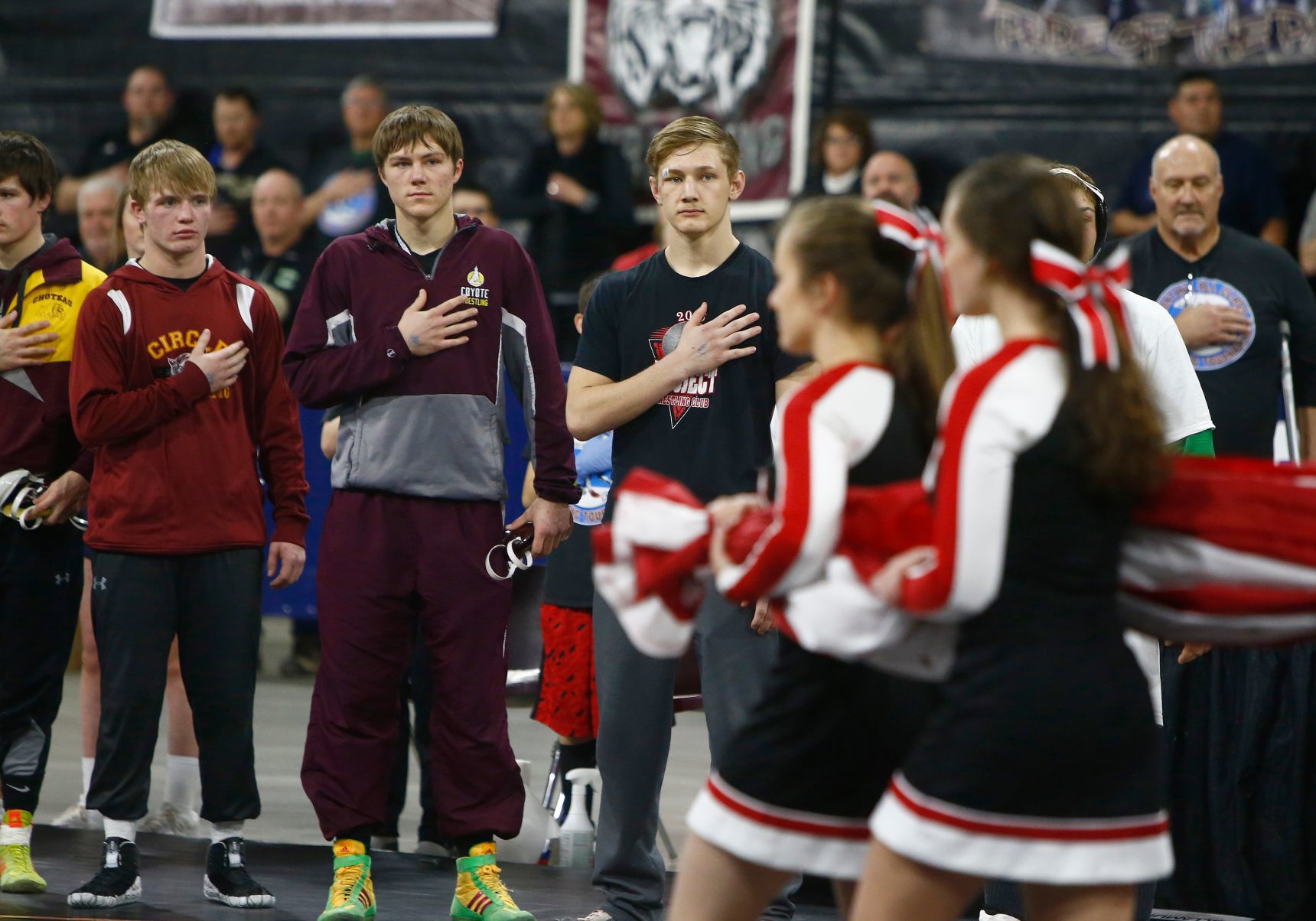 Championship round of state wrestling